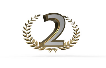 A Moment of Pride: Exquisite 3D Illustration Depicting Second Place Recognition