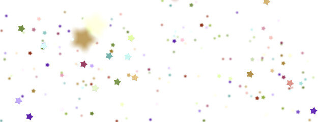 colorful abstract modern 3d stars -