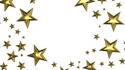 XMAS stars background, sparkle lights confetti falling. magic shining Flying christmas stars on night  - PNG transparent