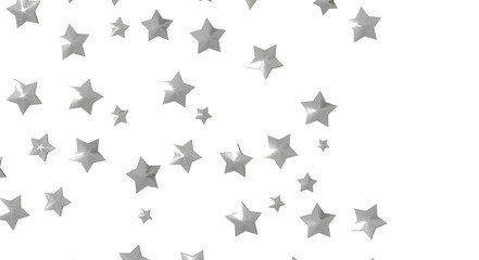 XMAS A gray whirlwind of golden snowflakes and stars. New - PNG transparent