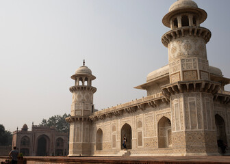 Tomb of I'timād-ud-Daulah, or the "Baby Taj", in Agra, India