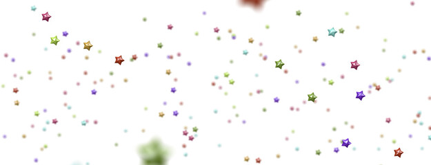 colorful stars. Confetti celebration, Falling golden abstract decoration for party, birthday celebrate,