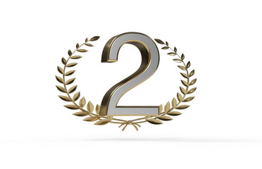 A Moment of Pride: Exquisite 3D Illustration Depicting Second Place Recognition