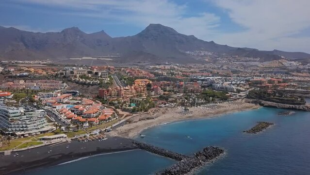 Aerial view of Costa Adeje resort, Tenerife