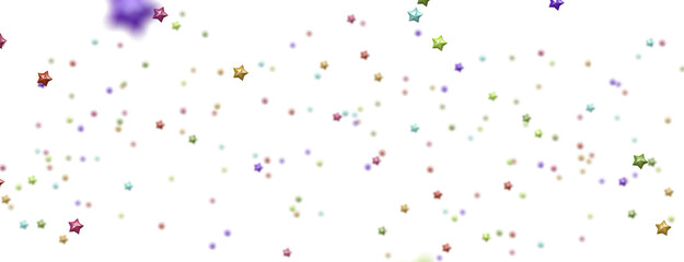 colorful stars. Confetti celebration, Falling golden abstract decoration for party, birthday celebrate,