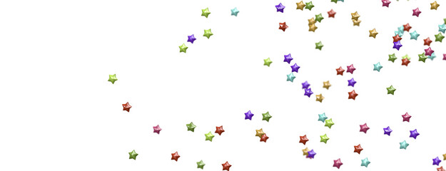 colorful XMAS Stars - A whirlwind of golden snowflakes and stars. New