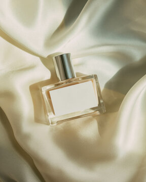 Film Inspired Perfume or Nail Polish Bottle Blank on Silk