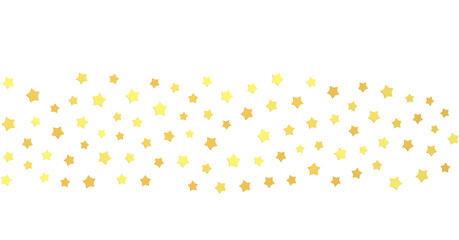 XMAS Stars - stars. Confetti celebration, Falling golden abstract decoration for party, birthday...