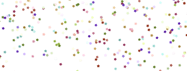 colorful XMAS Stars - A whirlwind of golden snowflakes and stars. New png transparent