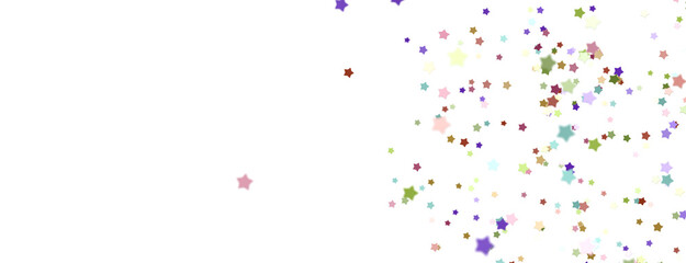 XMAS colored stars - png transparent