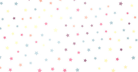 XMAS colored stars - png transparent