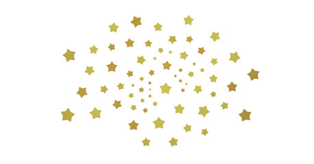 XMAS stars background, sparkle lights confetti falling. magic shining Flying christmas stars on night  (PNG transparent)