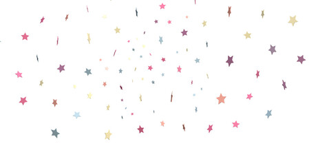 XMAS A colored whirlwind of snowflakes and stars. New