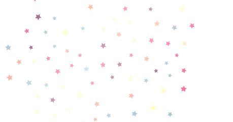 Fototapeta premium XMAS Stars - colored stars -