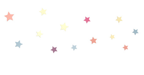 colorful abstract modern 3d stars -