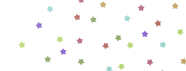 Naklejka na ściany i meble XMAS Stars - colored stars -