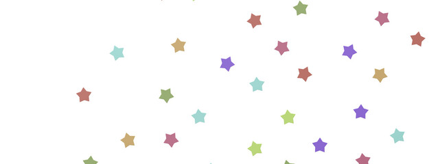 XMAS stars. Confetti celebration, Falling colourful abstract decoration for party, birthday celebrate, png transparent