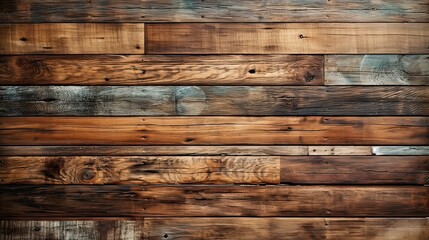 Naklejka premium Natural wood texture for background. Generative AI