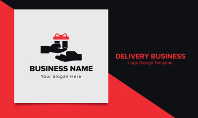 Delivery Business Logo Design Vector