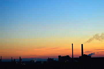 Industrialny zachód słońca