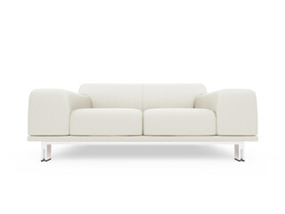 isolated sofa over white background