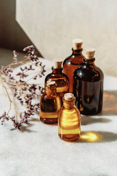 smoked glass bottles 