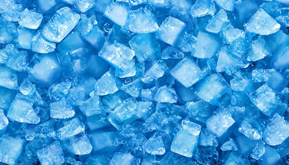 Ice cubes texture background, Winter texture background, Generative AI