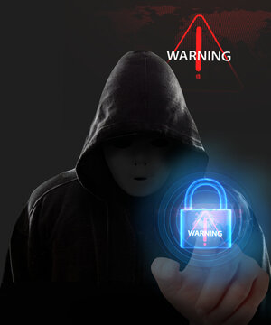 Hacker alert, unanimous person trying to stole data
