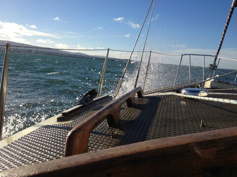 Coming into the harbour