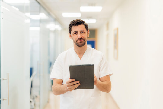 Portrait of a doctor in the hospital