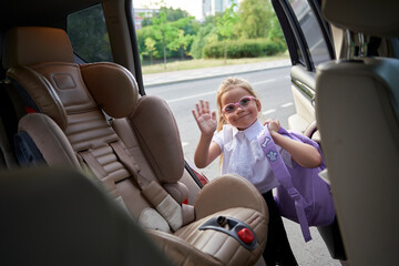 Little Girl Dropped Off By Mother