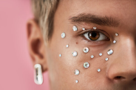 Queer Models Eye Close-up