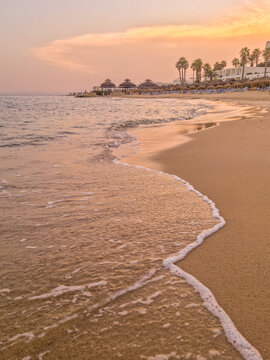 Landscape in a beach in Hammamet, Tunisia