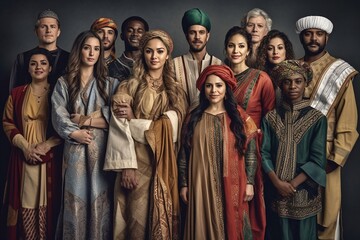  Powerful image showcasing diverse individuals united in solidarity celebrating the beauty of our differences. Inspiring and 