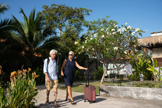 Senior Couple Vacation Concept