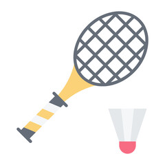 Badminton Flat Icon