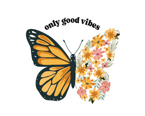 butterfly hand drawn design vector hand drawn 