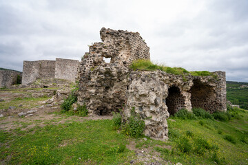 Ruins of Niksar Castle in Tokat.