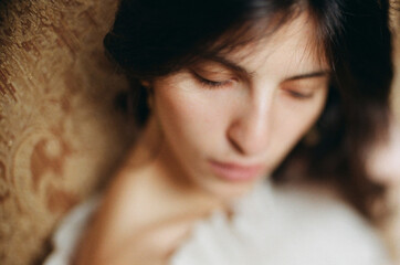 Portrait of a woman with soft focus