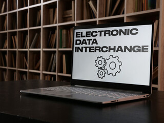 Electronic data interchange EDI is shown using the text