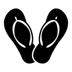 Slippers Glyph Icon