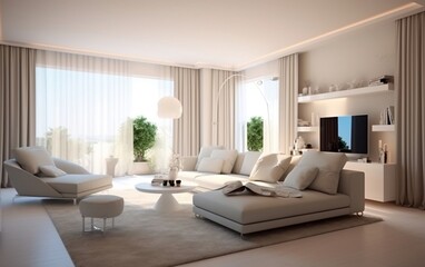 Naklejka na ściany i meble Living Room Interior design concept