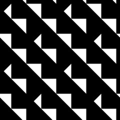 Seamless surface pattern design with triangles ornament. Repeated polygons background. Triangular shapes wallpaper. Geometric figures motif. Digital paper, page fill, textile print.