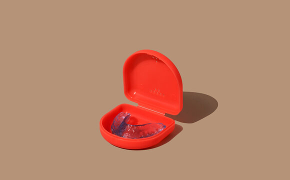 mouthguard in its case