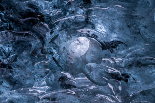 Ice cave interior