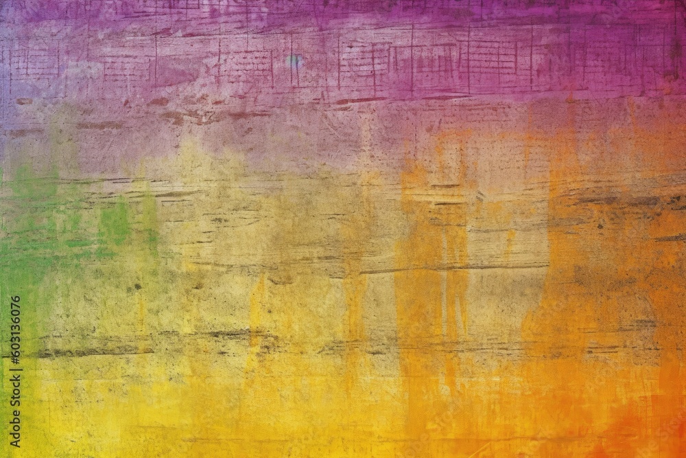 Poster colorful grunge background with a distressed texture generative ai