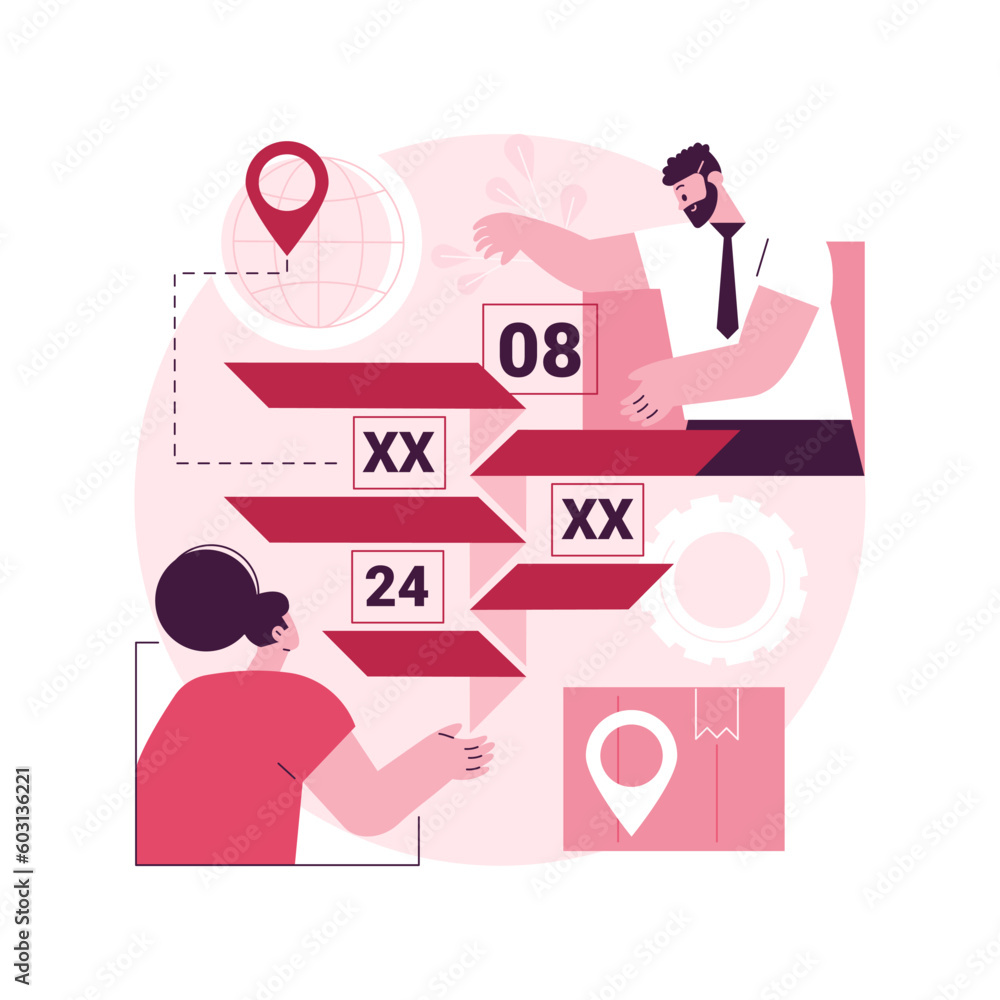 Aufkleber harmonized system abstract concept vector illustration. harmonized system classification, hts code s