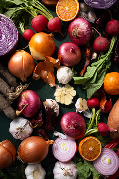 fresh seasonal products for cooking