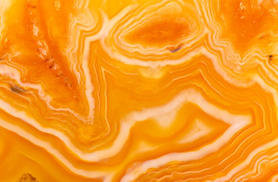 Banded Orange Agate 