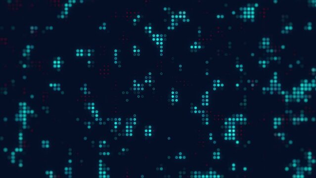 abstract loop background animation in 4k